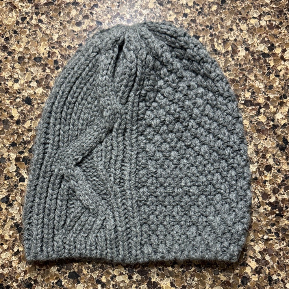Summer & Rose Cozy Gray Knit Beanie